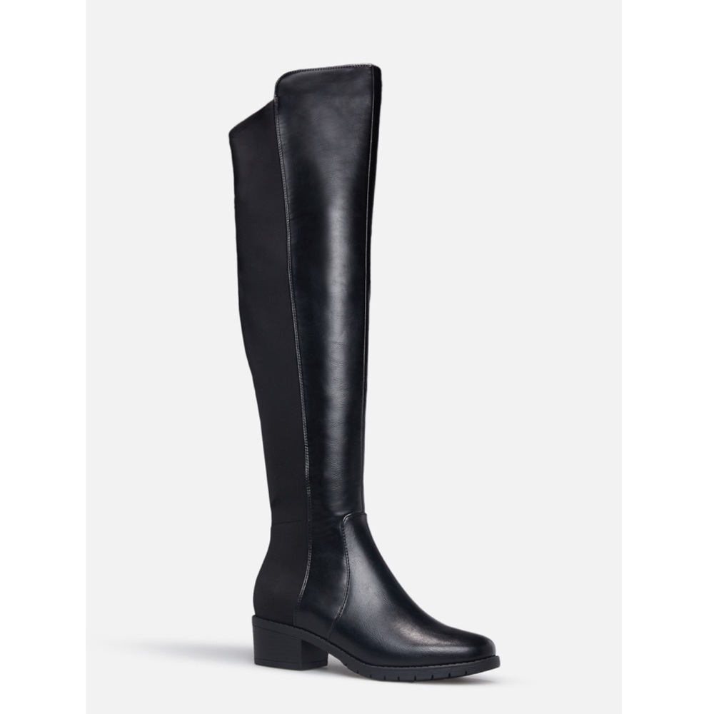 Over the Knee Black Boots